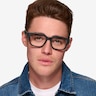 ARNETTE AN7205 Type Z Matte Black AcetateEyeglass Frames for Men from EyeBuyDirect