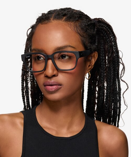 ARNETTE AN7205 Type Z Matte Black AcetateEyeglass Frames for Women from EyeBuyDirect