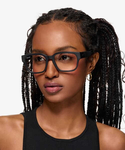 ARNETTE AN7205 Type Z Matte Black AcetateEyeglass Frames for Women from EyeBuyDirect