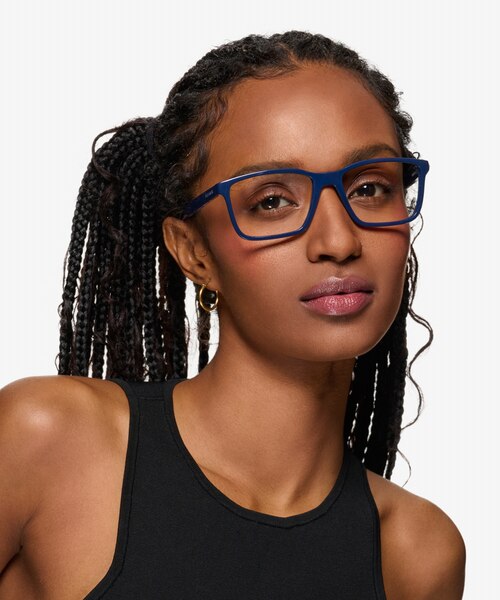 ARNETTE Nakki Navy PlasticEyeglass Frames for Women from EyeBuyDirect