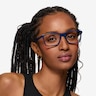 ARNETTE Nakki Navy PlasticEyeglass Frames for Women from EyeBuyDirect