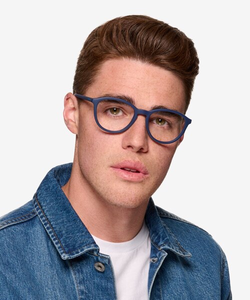 ARNETTE Scroopy Navy PlasticEyeglass Frames for Men from EyeBuyDirect
