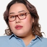 Vogue Eyewear VO5224 Bordeaux PlasticEyeglass Frames for Women from EyeBuyDirect