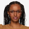 Vogue Eyewear VO5239 Brown PlasticEyeglass Frames for Women from EyeBuyDirect