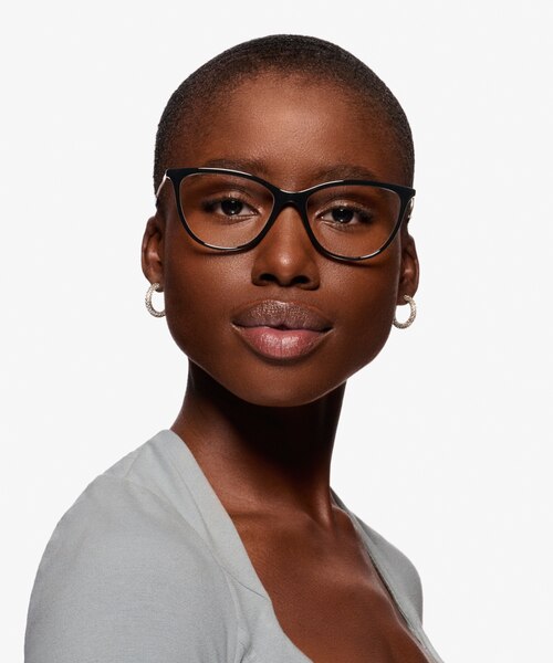 Vogue Eyewear VO5239 Black PlasticEyeglass Frames for Women from EyeBuyDirect
