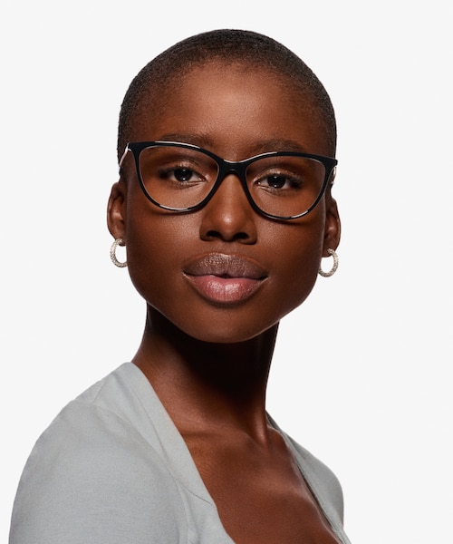 Vogue Eyewear VO5239 Black PlasticEyeglass Frames for Women from EyeBuyDirect