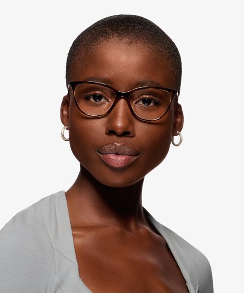 Vogue Eyewear VO5239 Dark Havana PlasticEyeglass Frames for Women from EyeBuyDirect