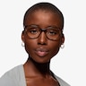 Vogue Eyewear VO5239 Dark Havana PlasticEyeglass Frames for Women from EyeBuyDirect
