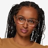 Vogue Eyewear VO5276 Gradient Brown PlasticEyeglass Frames for Women from EyeBuyDirect