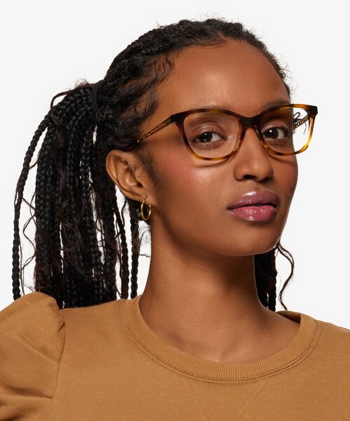 Vogue Eyewear VO5285 Tortoise PlasticEyeglass Frames for Women from EyeBuyDirect