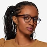Vogue Eyewear VO5326 Transparent Blue AcetateEyeglass Frames for Women from EyeBuyDirect