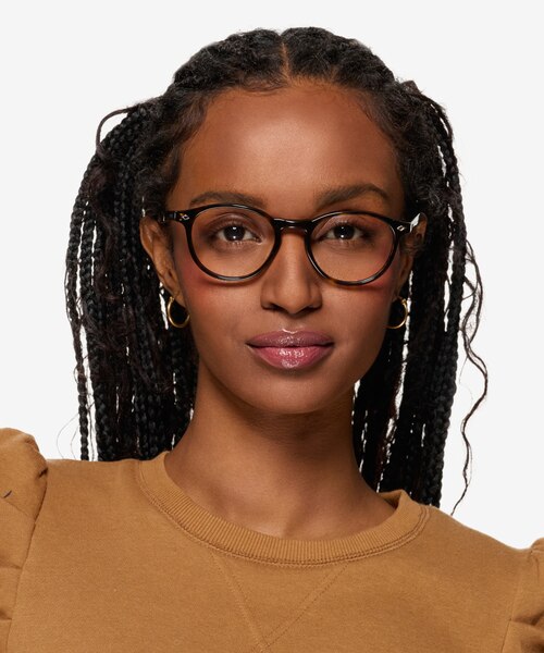 Vogue Eyewear VO5326 Dark Tortoise AcetateEyeglass Frames for Women from EyeBuyDirect