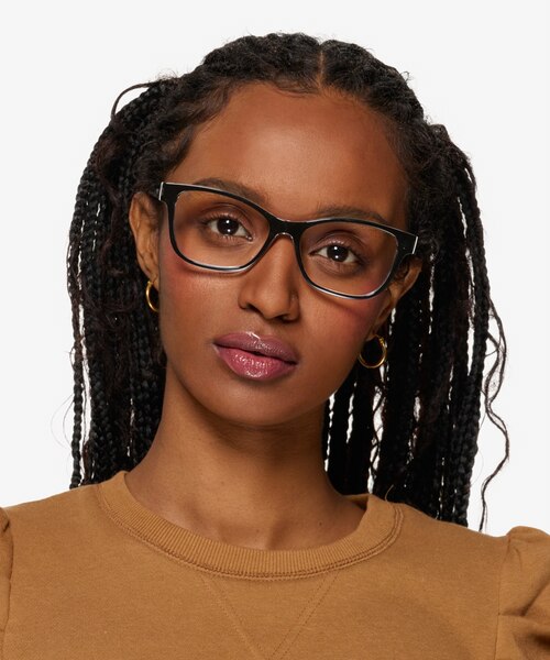 Vogue Eyewear VO5335 Black PlasticEyeglass Frames for Women from EyeBuyDirect
