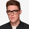 Vogue Eyewear VO5371 Striped Tortoise AcetateEyeglass Frames for Men from EyeBuyDirect