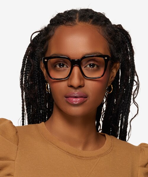 Vogue Eyewear VO5371 Dark Tortoise AcetateEyeglass Frames for Women from EyeBuyDirect