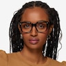 Vogue Eyewear VO5371 Dark Tortoise AcetateEyeglass Frames for Women from EyeBuyDirect