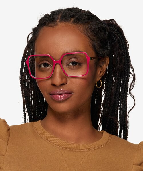 Vogue Eyewear VO5406 Red Green PlasticEyeglass Frames for Women from EyeBuyDirect