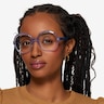 Vogue Eyewear VO5412 Transparent Lilac PlasticEyeglass Frames for Women from EyeBuyDirect