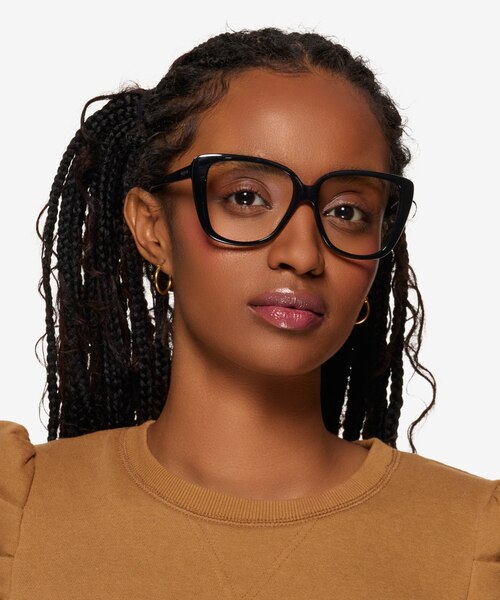 Vogue Eyewear VO5413 Black PlasticEyeglass Frames for Women from EyeBuyDirect