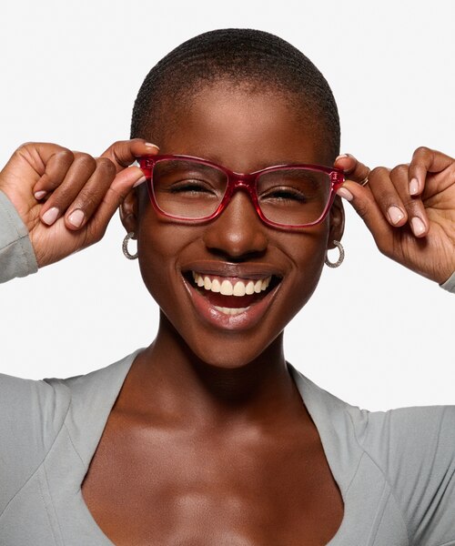 Vogue Eyewear VO5420 Transparent Cherry PlasticEyeglass Frames for Women from EyeBuyDirect