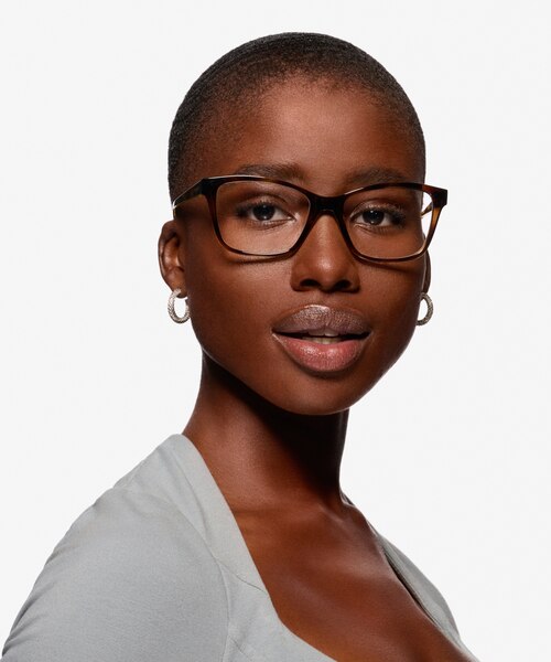 Vogue Eyewear VO5420 Dark Havana PlasticEyeglass Frames for Women from EyeBuyDirect