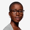 Vogue Eyewear VO5420 Dark Havana PlasticEyeglass Frames for Women from EyeBuyDirect