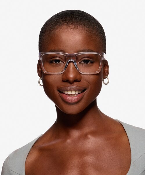 Oakley Nxtlvl Polished Clear PlasticEyeglass Frames for Women from EyeBuyDirect