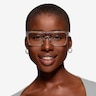 Oakley Nxtlvl Polished Clear PlasticEyeglass Frames for Women from EyeBuyDirect