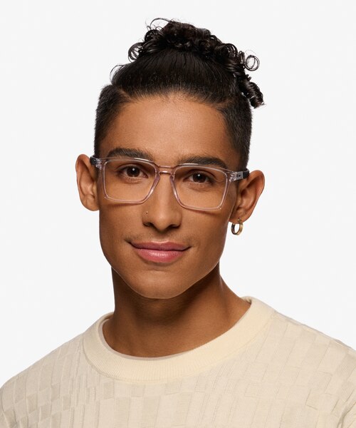 Oakley Exchange Polished Clear PlasticEyeglass Frames for Men from EyeBuyDirect