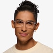 Oakley Exchange Polished Clear PlasticEyeglass Frames for Men from EyeBuyDirect