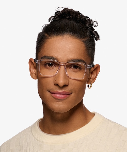 Oakley Exchange Polished Clear PlasticEyeglass Frames for Men from EyeBuyDirect