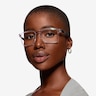 Oakley Exchange Polished Clear PlasticEyeglass Frames for Women from EyeBuyDirect