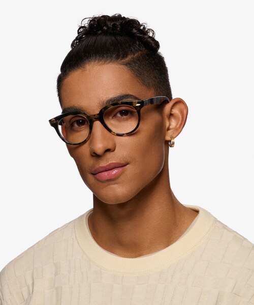 Ray-Ban RB2199V Orion Gray Tortoise AcetateEyeglass Frames for Men from EyeBuyDirect