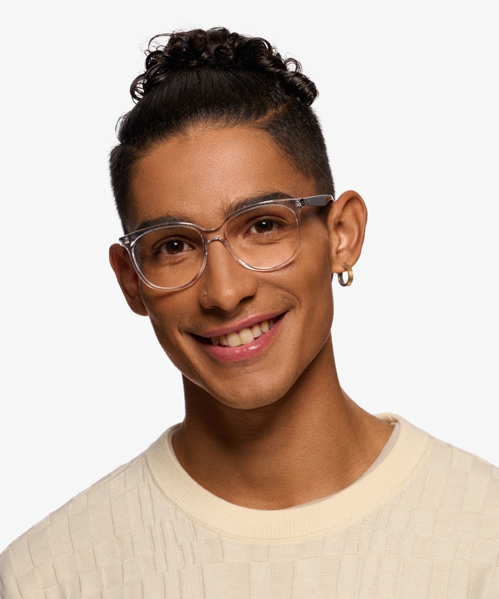 Transparent eyewear on sale