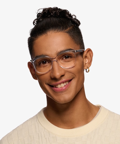 Ray-Ban RB4378V Transparent PlasticEyeglass Frames for Men from EyeBuyDirect