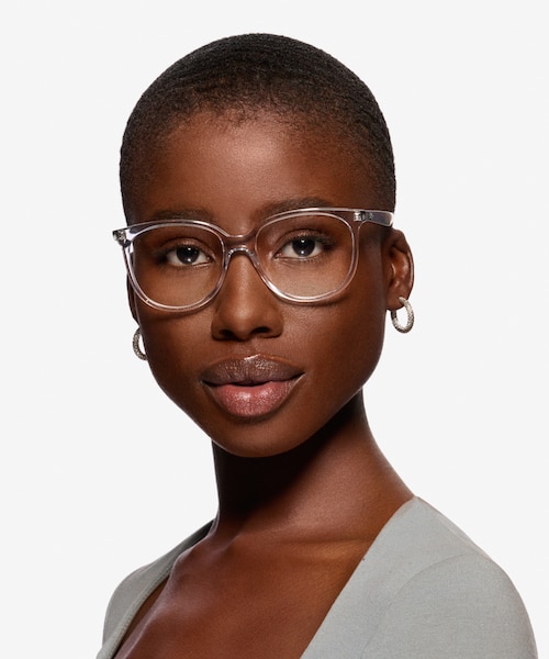 Ray-Ban RB4378V Transparent PlasticEyeglass Frames for Women from EyeBuyDirect