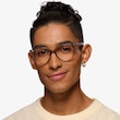 Ray-Ban RB4378V Transparent Gray PlasticEyeglass Frames for Men from EyeBuyDirect