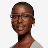Ray-Ban RB4378V Transparent Gray PlasticEyeglass Frames for Women from EyeBuyDirect