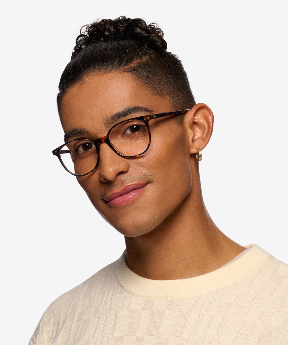 Ray ban tortoise store eyeglass frames