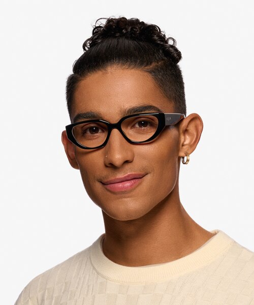 Vogue Eyewear VO5439 Black AcetateEyeglass Frames for Men from EyeBuyDirect