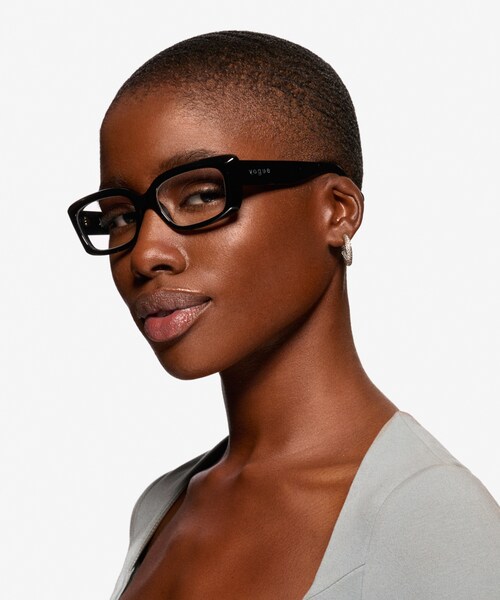 Vogue VO5441 - Rectangle Black Frame Eyeglasses |
