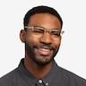 Ray-Ban RB5154 Clubmaster Gold Transparent Acetate-metalEyeglass Frames for Men from EyeBuyDirect