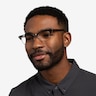 Ray-Ban RB5154 Clubmaster Black Multicolor Acetate-metalMontures de lunettes de vue pour Hommes d'EyeBuyDirect