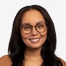 Ray-Ban RB7140 Black Gold Plastic-metalEyeglass Frames for Women from EyeBuyDirect