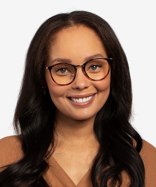 Ray-Ban RB7140 Tortoise Plastic, MetalEyeglass Frames for Women from EyeBuyDirect