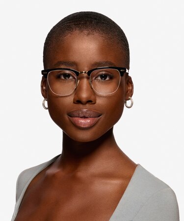 Black Gold Ray-Ban RB3716VM -  Metal Eyeglasses