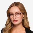 Ray-Ban RB6396 Black Gold MetalEyeglass Frames for Women from EyeBuyDirect