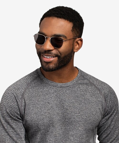 Ray-Ban RB3857 Frank Silver MetalSunglass Frames for Men from EyeBuyDirect