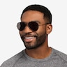 Ray-Ban RB3025 Aviator Black MetalSunglass Frames for Men from EyeBuyDirect