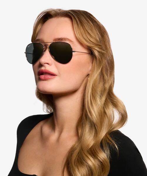 Silver Ray-Ban RB3025 -  Metal Sunglasses